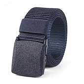 economico Articoli per la casa-cintura in nylon con fibbia non metallica e non magnetica, cintura tattica militare in nylon, fibbia in plastica, cintura in tela senza metallo per esterni