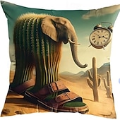 cheap Throw Pillows &amp; Covers-Italian Brainrot Pillow Covers Double-Sided Print Pillow Covers 18"x18" Holiday Decor Throw Cushion Case  Itlian Brainrot Home Decorations for Home