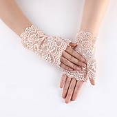 levne Příslušenství a další-Elegantní Vinobraní Řvoucí 20s Rukavice Večerní rukavice Velký Gatsby Krajka Maškarní kostým Dámské Karneval Plesová maškaráda Ležérní Karneval Dospělí Rukavice