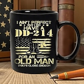 billige Krus og kopper-dd-214 veterangavekrus - jeg er ikke perfekt, men jeg har en dd-214 til en gammel mann som er nær nok det amerikanske flagget &amp;design av militærstøvler