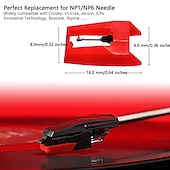 Недорогие Ручные инструменты-4 шт. универсальных сменных игл для проигрывателя виниловых пластинок