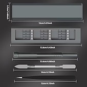 cheap Drill Bit Set-44-in-1 Magnetic Screwdriver Set with 44 Interchangeable Bits Heavy-Duty Compact Tool Kit for Electronics, Repair, Car Maintenance, DIY &amp; - Portable Magnetic Toolchest Compatible Screwdriver Tools