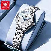 halpa Kvartsikellot-Uusi Olevs Tuontiliike Naisten Liikekello On Koristeltu Hohtavalla Kalenteripäivänä Näyttö Digitaalinen Näyttö Kvartsikello Rentouttava Vedenkestävä Urheilullinen Rannekello Valentine's Day Lahja