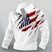preiswerte Patriotische 250 Sweatshirts-4. Juli 2026 250. Gedenktag Herren Designer US Flagge Hoodie Sweatshirt Freizeit Outdoor Alltag