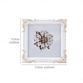 abordables Sculptures-Cadre photo décoratif à motif tridimensionnel de style européen (1 pièce), idéal pour la décoration de photos dans une chambre ou un bureau, accessoire de photographie et décoration murale.