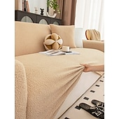 tanie Pokrowce na sofę-1 szt. aksamitny pokrowiec na sofę, gruby, miękki, luksusowy, dekoracyjny, chroniący sofę, antypoślizgowy, pyłoszczelny, chroniący przed zarysowaniami, odpowiedni do sypialni, salonu i gabinetu przez