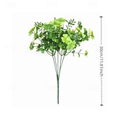 cheap St. Patrick's Day-10pcs Artificial Shamrock Plants, Green Faux Clover Stems for Home, Office, Store &amp; Mall Decor, Ideal for Flower Arrangements, Weddings, Engagements, Anniversaries, Parties &amp; Year-Round Festive Decorations