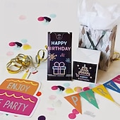 olcso Születésnap-boldog születésnapot felugró meglepetés ajándékdoboz színes lufikkal &amp;konfetti dizájn - élénk papír kézműveskedés fiataloknak, ünnepi ajándékötlet|játékos dizájn|színes lufik, születésnapi parti