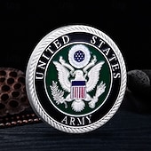 economico 250° Anniversario degli Stati Uniti-Moneta commemorativa dell'Esercito degli Stati Uniti – Moneta da sfida per il 250° anniversario collezionabile militare Aquila Americana souvenir in metallo doppio lato per veterani regalo