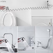 cheap Bathroom Accessory Set-Handheld Shower Head with Adjustable Spray - 304 Stainless Steel Bathroom Faucet Extension, Detachable Hose for Bathtub &amp; Sink, Ergonomic Design for Comfortable Bathing, Durable &amp; Easy to Clean