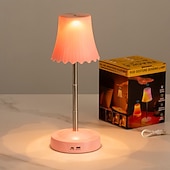 tanie Lampy stołowe-Lampka nocna reagująca na gesty, z regulowanym na wysokość drążkiem, zmieniająca 7 kolorów &amp;Lampa stołowa z 3 trybami RGB i bezdotykowym sterowaniem gestami, bezstopniowo ściemnialna lampka nocna do