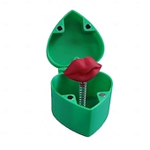 billige Statuer-hjerteformet overraskelsesspøkeboks med hemmelig rom &amp;overraskelsesmekanisme - romantisk nyhetsgave til valentinsdagen, fester, vitser - roseboks for frierier, unnskyldninger, arrangementer