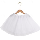 cheap Bottoms-Fancy Costume Tulle Skirt Tutu Skirt Retro Vintage 1980s Layered Puffy Neon Adults' Women's Halloween Carnival Party Performance Dance Ballet Dress Up