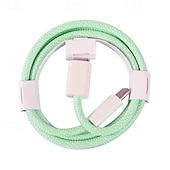 preiswerte Ladekabel-2er-Pack PD 60W USB C zu Typ C Farbige Kabel Schnelles Laden für Apple iPhone 15 16 Pro Huawei Xiaomi Samsung Typ C Gewebtes Kabel Zubehör