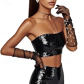 preiswerte Handschuhe-Netz / Terylen Knielänge Handschuh Elegant / Vintage-Stil Mit Kunstperle / Unifarbe Hochzeit / Party-Handschuh