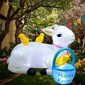 billiga Landskapsbelysning-1st 10 W Pathway Lights &amp; Lanterns Skulptur och landskapsljus Uppblåsbar Vit 100-240 V Utomhusbelysning Gård Trädgård 3 LED-pärlor