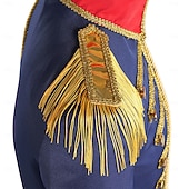 preiswerte Outfits-Ausgefallene Kostüme Zirkusjacke Zirkusdirektor königliche Wache Edelmann Retro Vintage Viktorianisch Militär Stil Erwachsene Herren Halloween Karneval Party Leistung Maskerade Verkleiden