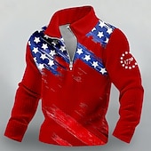  4. Juli 2026 250. Gedenktag Herren Streetwear Designer US-Flagge Hoodie Sweatshirt Outdoor Alltagsmode