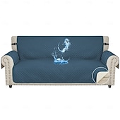 abordables Funda de sofá-Funda de sofá acolchada elástica e impermeable, apta para mascotas, funda protectora de cojín para el hogar, sala de estar, regalo para dueños de mascotas