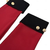 preiswerte Outfits-Set 250-jähriges Jubiläum USA Retro Vintage Mittelalterlich Outfits langarm George Washington Kolonial Revolutionskrieg Kostüm Herren Karnevalskostüm Karneval Unabhängigkeitstag 4. Juli Erwachsene