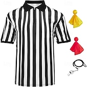 tanie Kostiumy fanów-Mecz piłki nożnej World Soccer 2026 Kostium Cosplay Więcej akcesoriów Arbiter Cosplay Dla dorosłych Męskie Halloween Karnawał Mecz piłki nożnej Wystroić