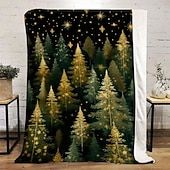 cheap Blankets &amp; Throws-Blanket Fleece Throw Blanket for Couch Forest Cute 3D Sofa Bed Decorative Warm Blanket Movie Home Decor