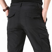 economico Pantaloni cargo-Per uomo Pantaloni Cargo Pantaloni da Combattimento Tasca Semplice Comodità Morbido Quotidiano All'aperto Uscire Moda Casual Nero Verde militare