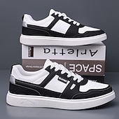 זול סניקרס קז'ואל-נעלי ספורט ספורטיביות לגברים בצבעי כחול כהה ולבן, קלות משקל ונוחות, עיצוב מודרני עם נגיעות כתומות, מושלמות ללבישה יומיומית וטיולים קז'ואליים