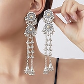 Недорогие Свадьба ACC-Жен. Серьги-слезки Черный Белый Цвет шампанского Сплав Богемия Винтаж