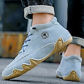 economico Stivaletti alla caviglia-stivali da uomo in similpelle verde fatti a mano: design unico e resistente con vestibilità comoda, ideali per l'uso casual, all'aperto e quotidiano