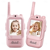cheap Security &amp; Safety-2.0-inch Screen Kids Walkie-Talkie Real-Time Video Voice-Changing Chat Indoor/Outdoor Toy Ideal for Family Games Outdoors Camping Hiking