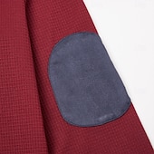 levne Ležérní tričko Henley-Pánské Vaflové tričko Waffle Henley košile Pánské košile s nášivkami na loktech Dlouhý rukáv Kapuce Podzim Jaro &amp; podzim Pevná barva Módní Moderní Šňůrky Kapsy Slátanina Ležérní Venkovní Večírek Modrá