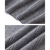 halpa Miesten villapaita-Miesten Neulepusero Mekko villapaita Liivi Neulottu villapaita Joustin Neuloa Tavalliset topit Kudottu Väripalikka V kaula-aukko Muoti Katutyyli liiketoiminta Loma Vaatetus Hihaton Syksy Talvi Kameli