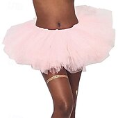 economico Fondi-Costume di fantasia Tutu Gonna in tulle Retrò Vintage Anni '80 Adulti Per donna Halloween Carnevale Feste Performance Vestirsi