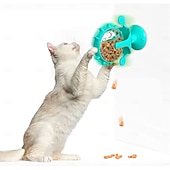 abordables Cuencos y Comederos-Juguete para gatos, dispensador de comida con base de ventosa y orificio de fuga, utilizado para juguetes interactivos para gatos y gatitos en interiores.