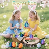 levne velikonoční-velikonoční 3D tištěná dračí vejce s drakem uvnitř, nezbytnosti do velikonočních košíků, náplně do velikonočních vajíček s tajemným krystalovým drakem, kloubová fidget zvířátka vytištěná 3D tištěnými