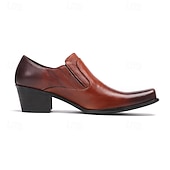 baratos Mocassins de couro premium-Sapatos masculinos pretos de couro, modelo slip-on, com corrente decorativa. Calçados formais de luxo para casamentos, ideais para o noivo e padrinhos, confortáveis e elegantes para eventos formais de casamento.