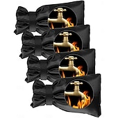 economico riscaldamento e raffreddamento-Set da 4 pezzi di coperture per rubinetti esterni per l'inverno, protezioni isolate per rubinetti esterni, protezione dal gelo, durevoli e resistenti alle intemperie, essenziali per la sicurezza