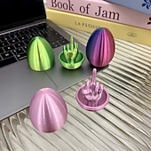 levne velikonoční-Velikonoční vajíčko s prostředníčkem, 3D tisk dárků pro dospělé, vícebarevné a jedinečné designy, ideální pro velikonoční košík a velikonoční dárky pro dospělé.