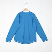 baratos Camiseta de malha waffle-Homens Camiseta Camisa Waffle Henley Camisa Henley T-shirt Manga Longa Decote V Henley Primavera &amp; Outono Todas as Estações Bloco de cor Moda Designer Básico Patchwork duas peças falsas Casual Férias