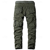 Χαμηλού Κόστους Στρατιωτικά παντελόνια-Ανδρικά Παντελόνια με τσέπες Παντελόνι Cargo Σορτσάκια Pantaloni de Drumeție Πολλαπλή τσέπη Ισιο πόδι Σκέτο Φοριέται Ύγρανση Πλήρες μήκος Καθημερινά ΕΞΩΤΕΡΙΚΟΥ ΧΩΡΟΥ Κατασκήνωση &amp; Πεζοπορία