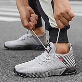 abordables Baskets Décontractées-Chaussures de course noires en mesh pour hommes – baskets athlétiques légères avec tige respirante, idéales pour la course, la salle de sport et les activités sportives.