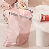 Недорогие Кухонная утварь и гаджеты-1 рулон/50 сверхпрочных, плотных мусорных мешков на завязках - большие портативные кухонные мусорные мешки для домашнего использования.