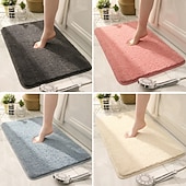 cheap Bathroom Mat-Bathroom Mat Thick Absorbent Non-Slip Floor Rug Simple Home Bathroom Entrance Doorway Welcome Mat
