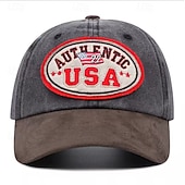 preiswerte Patriotische 250 Hüte-Herren Unisex Hut zum 250-jährigen Jubiläum der Vereinigten Staaten Baseballkappe Sonnenhut Trucker-Kappe Blau Wein Baumwolle Verstellbar Patriotisch Urlaub Sport Täglich Outdoor Streetwear Flagge
