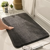 cheap Bathroom Mat-Bathroom Mat Thick Absorbent Non-Slip Floor Rug Simple Home Bathroom Entrance Doorway Welcome Mat