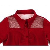 ieftine Rochii-1950 Retro / vintage Rochii Rochie leagăn Mâneci scurte Culoare solidă Costume de fancy Pentru femei Carnaval Mascaradă Purtare Zilnică Petrecerea Burlăcițelor Adulți Rochie