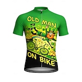  Tricou de ciclism bărbați St. Patrick tricou de downhill costum patru foi de trifoi bere Oktoberfest tricou cu mânecă scurtă tricou cu 3 buzunare la spate rezistent la UV uscare rapidă cu buzunare și