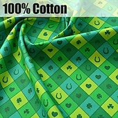 Недорогие Мужские Классические Пиджаки-Муж. Блейзер Бизнес Офис Для вечеринок Мода День Св.Патрика Осень Зима Хлопок Трилистник Геометрия Рисунок Однобортный крой Блейзер Зеленый