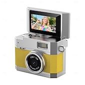 billiga Kamera, Fotografi &amp; Video-Ny tumstor flip-skärm mini kamera retro digital kamera mini med snodd 180 flip-skärm videoläge multi-stil skönhetsfilter Valentinsdagpresent